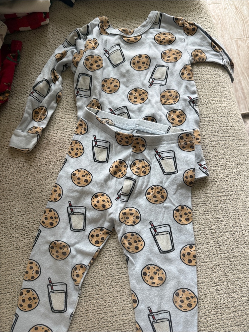 Kids 3-Pack Pajama Set - Mickey, Pooh Bear & Milk+Cookies - Picture 5 of 7